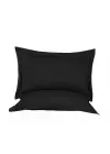 Oxford Yastık Kılıfı 50x60 cm – %100 Pamuk (2li Set) | Sabia Home – Siyah