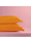 Oxford Yastık Kılıfı 50x70 cm – %100 Pamuk (2li Set) | Sabia Home – Turuncu