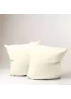 Sabia %100 Pamuk Yastık Kılıfı Seti 62 Tel (155 TC) Okotex Sertifikalı 70x70 cm - Bej