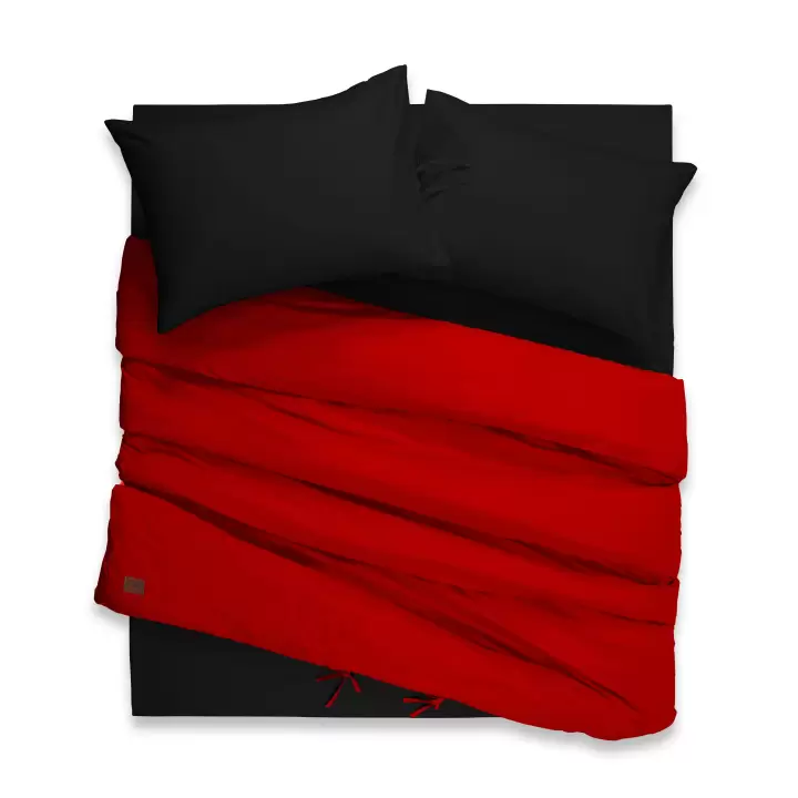 Çift Kişilik Nevresim Takımı – Lastikli Çarşaflı 160x200 cm (+30 cm) – %100 Pamuk | Sabia Home – Scarlett