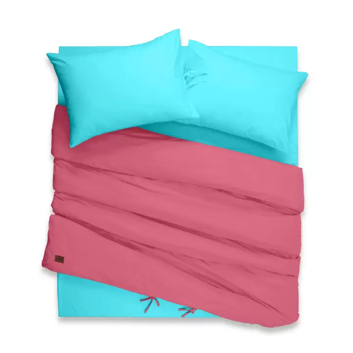 Çift Kişilik Nevresim Takımı – Lastikli Çarşaflı 160x200 cm (+30 cm) – %100 Pamuk | Sabia Home - Rosetta