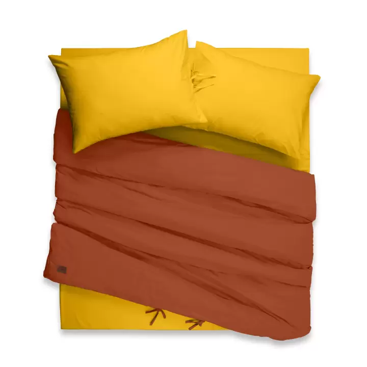 Çift Kişilik Nevresim Takımı – Lastikli Çarşaflı 160x200 cm (+30 cm) – %100 Pamuk | Sabia Home - Blondes