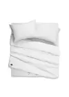 Çift Kişilik Nevresim Takımı – Lastikli Çarşaflı 150x200 cm (+37 cm) – %100 Pamuk | Sabia Home  - Beyaz