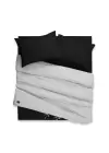 Sabia %100 Pamuk 62 Tel (155 TC) Okotex Sertifikalı Tek Kişilik 100x200+37 cm Nevresim Takımı - Blackest