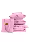 Tek Kişilik Nevresim Takımı – Lastikli Çarşaflı 100x200 cm (+30 cm) – %100 Pamuk | Sabia Home  - Pembe