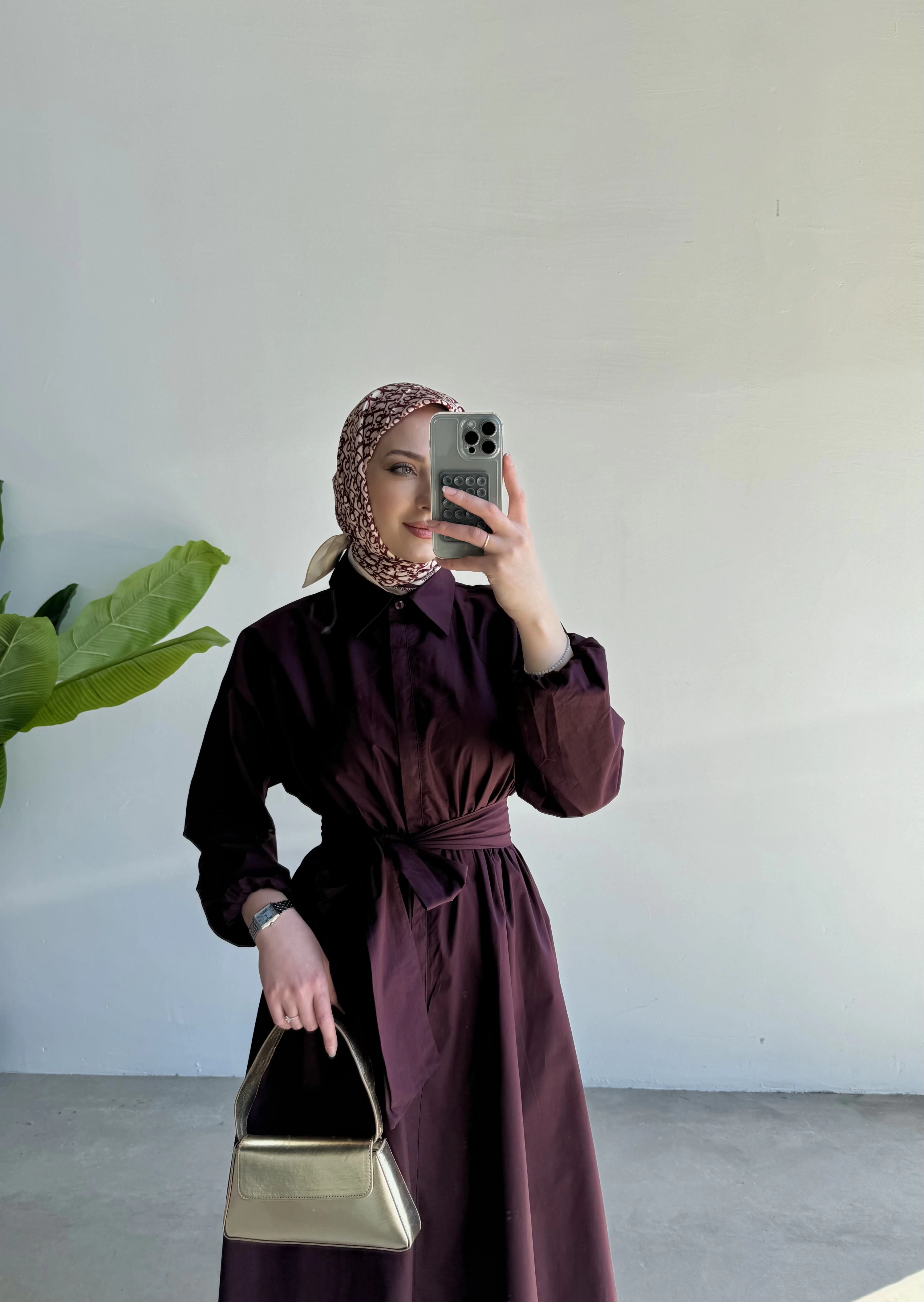 Eya Elbise Bordo