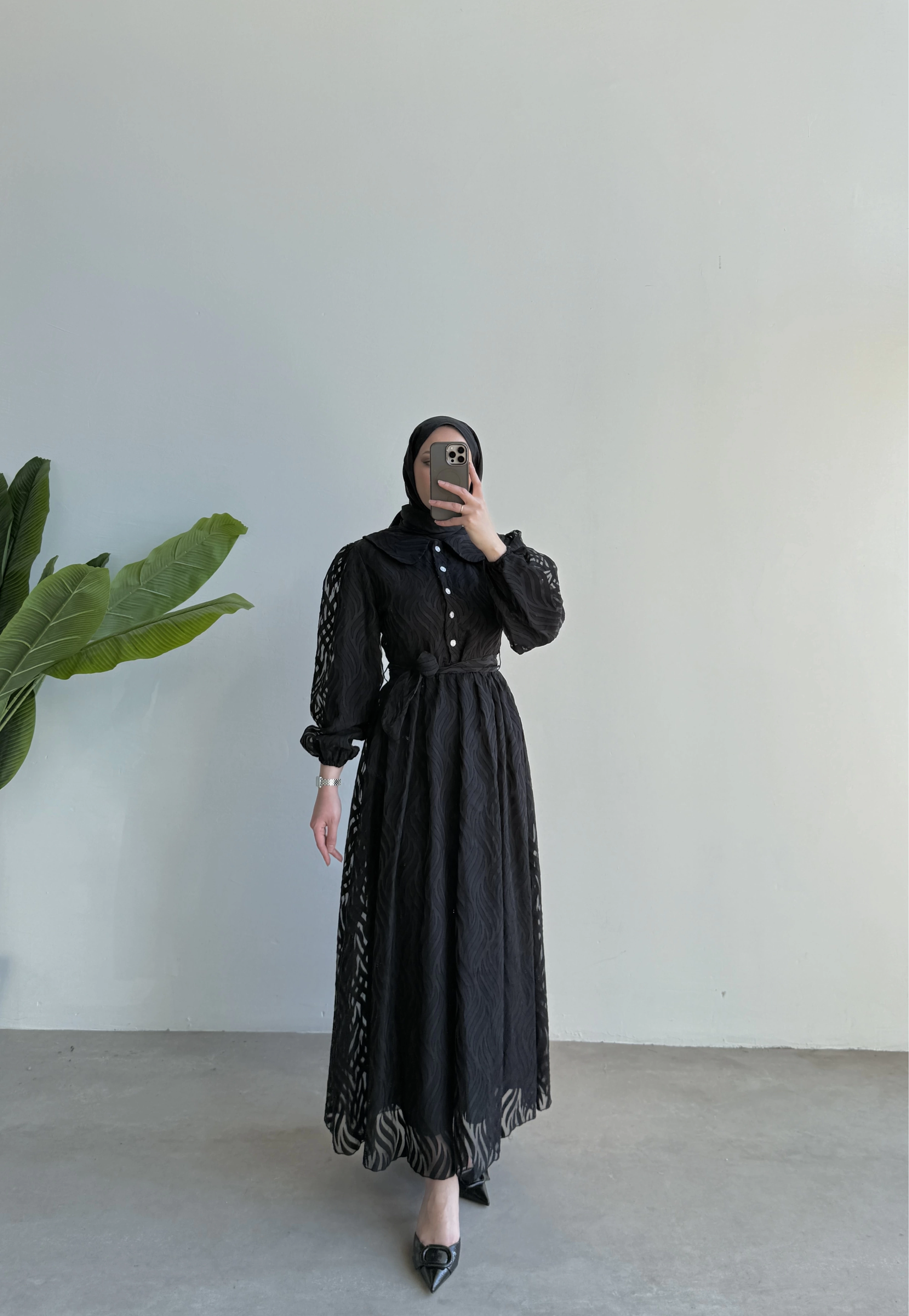 Zeyna Elbise Siyah