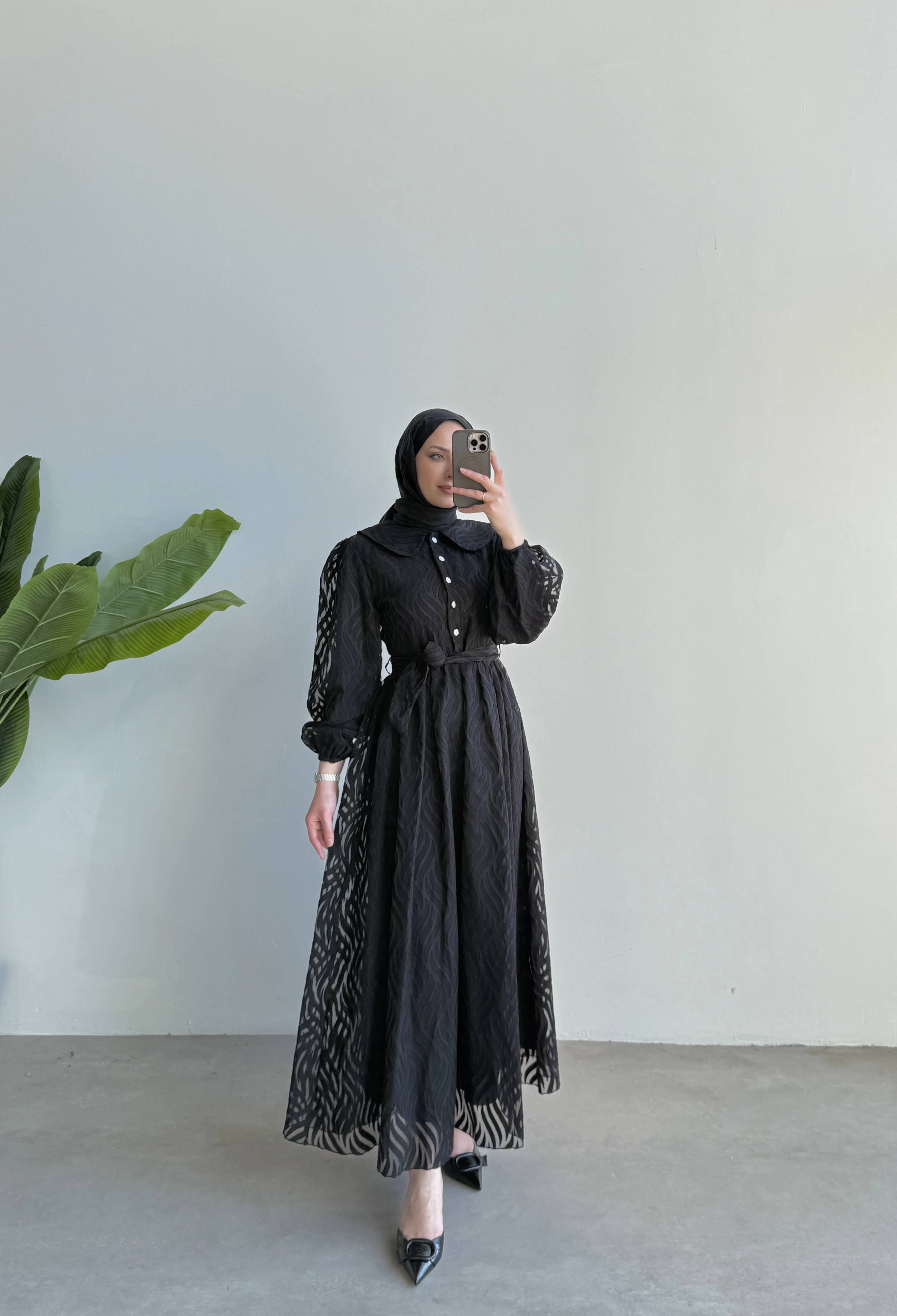 Zeyna Elbise Siyah