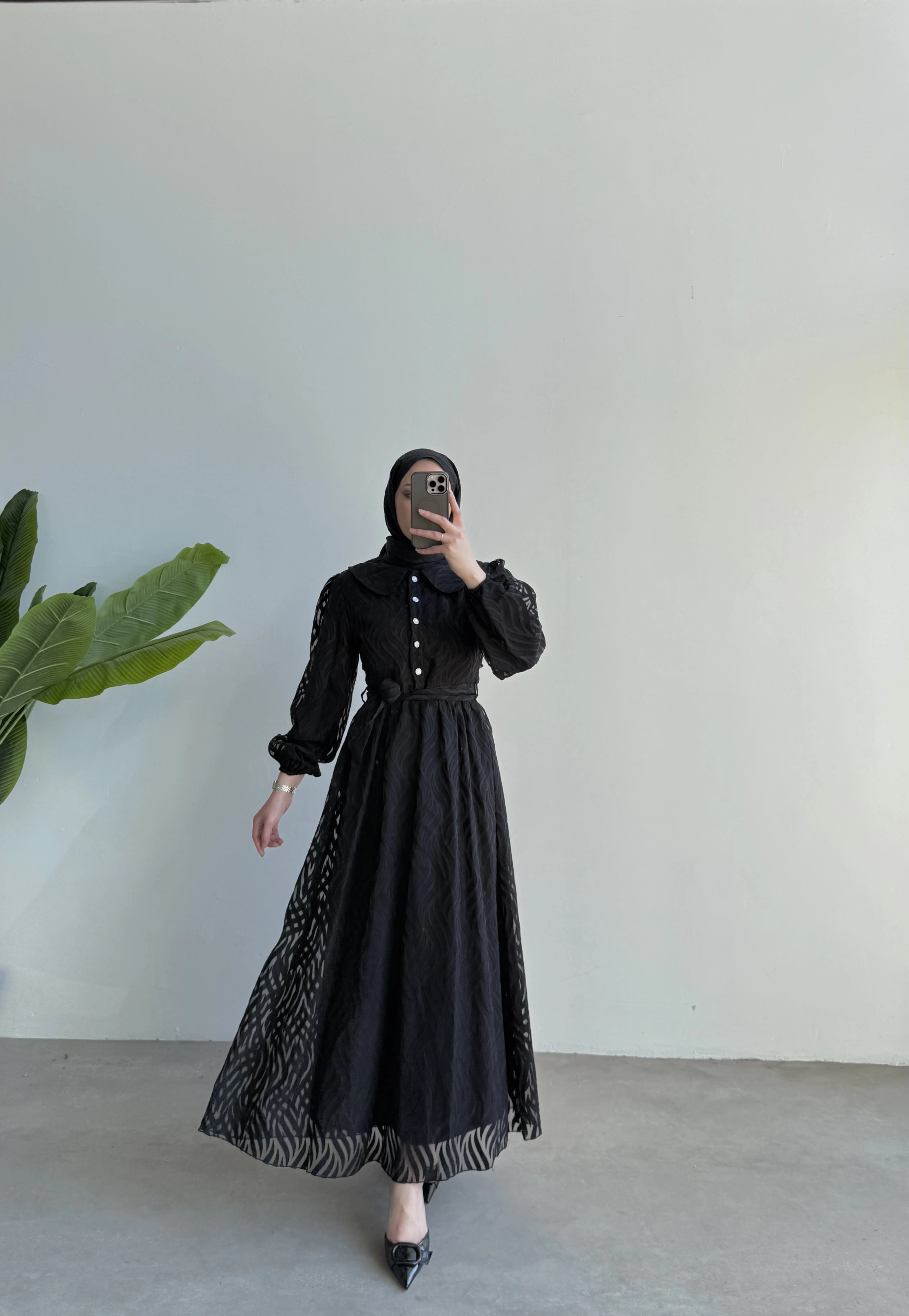 Zeyna Elbise Siyah