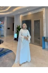 Regina Şifon Elbise Beyaz