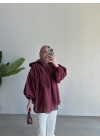 Anissa Gömlek Bordo