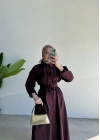 Eya Elbise Bordo