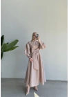 Fiyonk Elbise Mürdüm