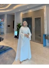 Regina Şifon Elbise Beyaz