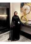 Regina Şifon Elbise Siyah