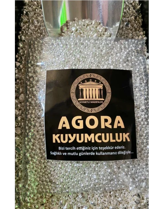 50 Gram 999.9 AYAR GRANÜL GÜMÜŞ