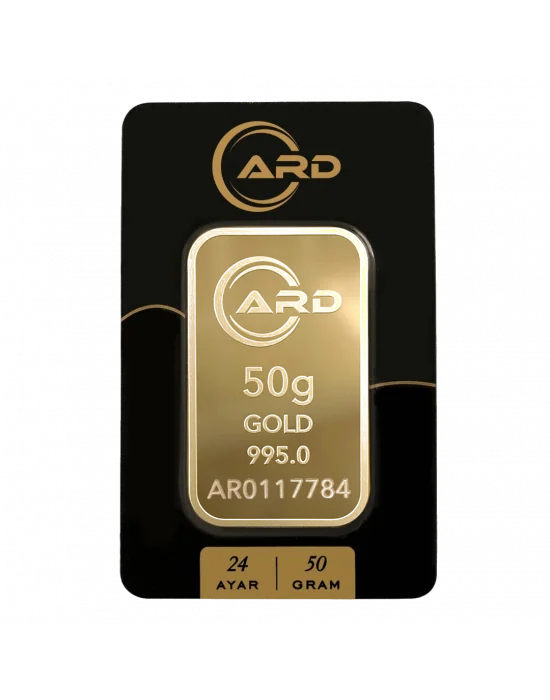 50 Gram Külçe Altın ARD