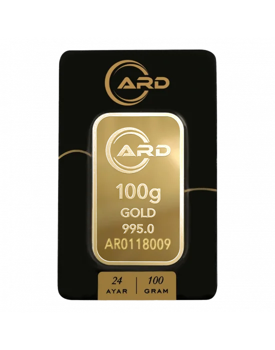 100 Gram Külçe Altın ARD