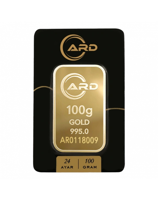 100 Gram Külçe Altın ARD