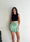 Ayrobin Şortlu Etek - Su Yeşili