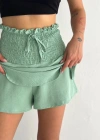 Ayrobin Şortlu Etek - Su Yeşili