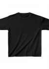 Çocuk Unisex Basic T-Shirt - Siyah