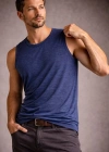 Erkek Flamlı Sıfır Kolsuz Atlet ve Fitness - İndigo