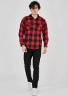 Erkek Oduncu Gömlek - Kırmızı