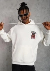 Erkek SCHOOL BOY Baskılı Kapüşonlu Sweat - Beyaz