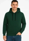 Erkek Üç İplik Kapüşonlu Kanguru Cepli SweatShirt hoodie - Haki