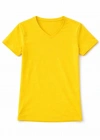 Genç Erkek Çocuk V Yaka Tişört Model - Sarı