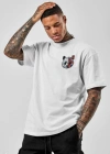 ERKEK Baskılı Oversize T-Shirt - Beyaz