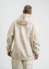 ERKEK Double Oversize Kapşonlu Yıkamalı SweatShirt - Krem