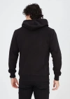 ERKEK Tam Fermuarlı Kapşonlu  SweatShirt - Siyah