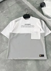 ERKEK Torba Cep Detaylı  Parçalı T-Shirt - Gri