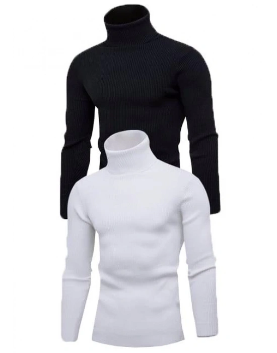 Erkek 2 Adet  Kaşkorse Boğazlı Full Likralı Fitilli Body Kazak