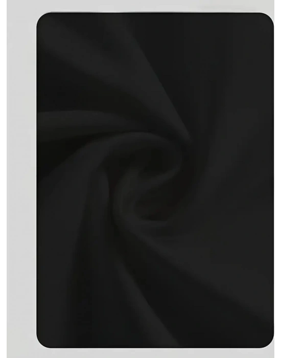 Kadın Penye Compack Day One Baskılı Oversize Bisiklet Yaka T-shirt - Siyah