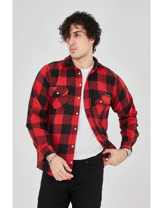 Erkek Oduncu Gömlek - Kırmızı