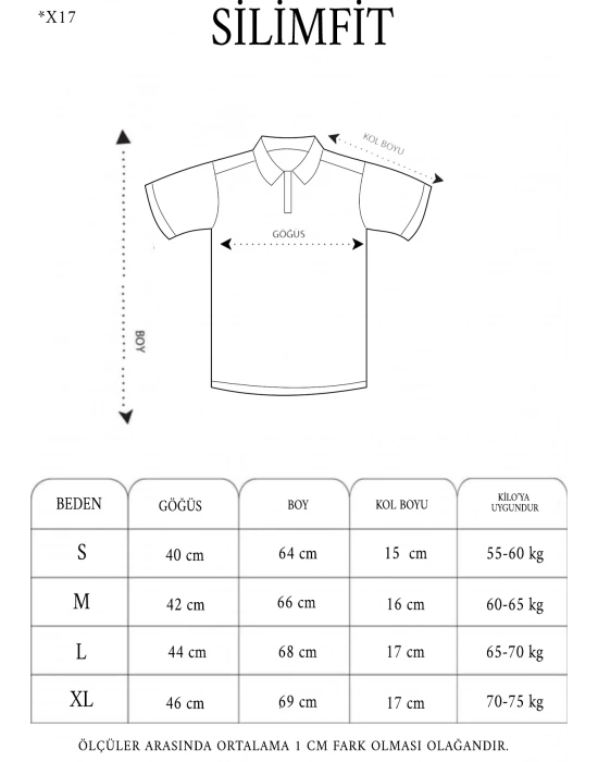 Erkek Yakalı Slim Fit Dokuma Çizgili T-Shirt - Haki