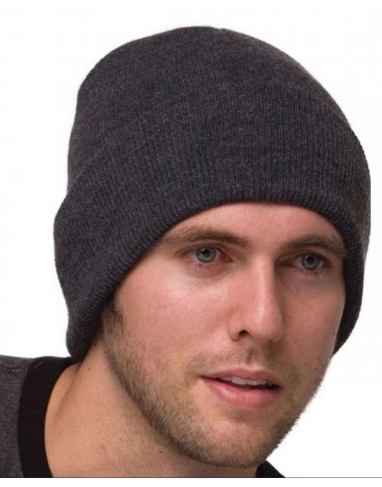 Tam Kalıp Kışlık Triko Bere - Antrasit