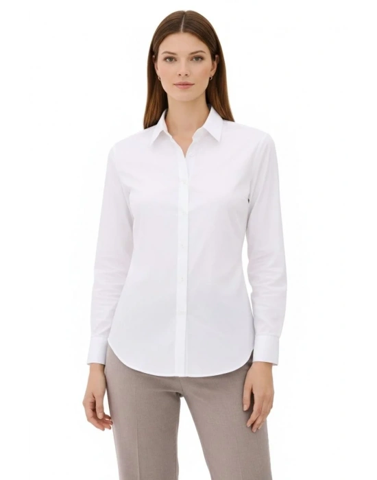 Tesettür Beyaz Gömlekli Pliseli Etek İkili Takım Gündelik ve Ofis Şıklığı - Siyah