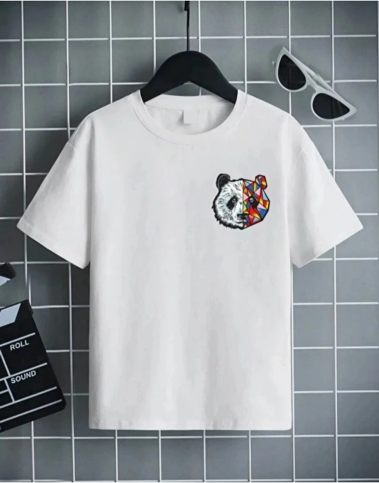 Unisex Çocuk Baskılı T-Shirt - Beyaz