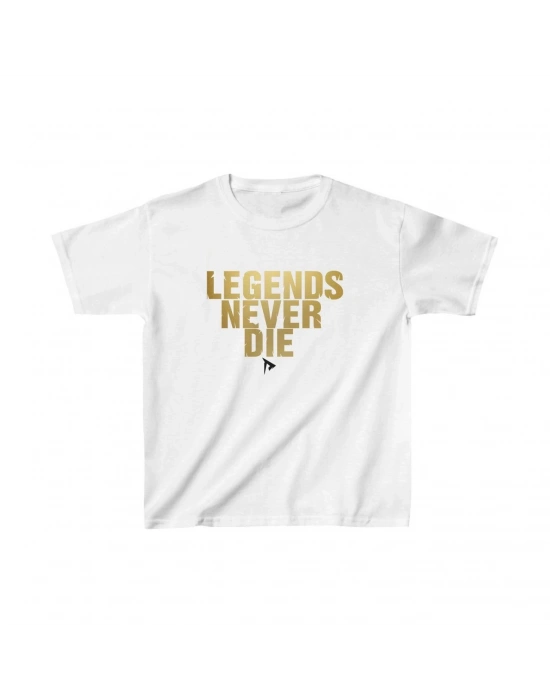 Unisex Çocuk Baskılı T-Shirt - Beyaz