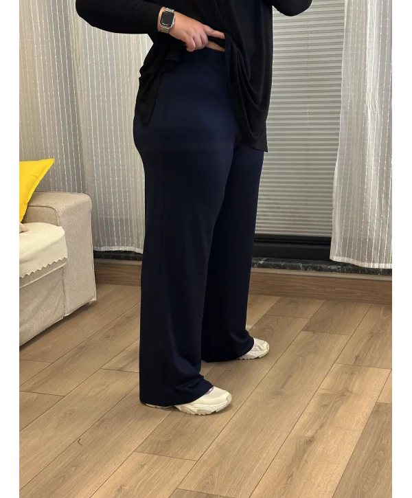 Oysho Modal Kumaş Palazzo Eşofman - Lacivert