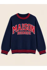 Maison Oversize Triko Kazak - Lacivert