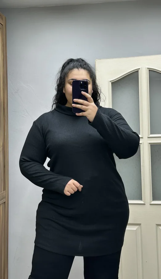 Balıkçı Yaka Fitilli Yumoş Bluz