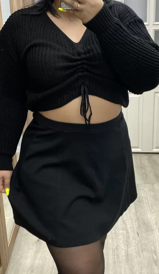 Likralı Çelik Mini Etek