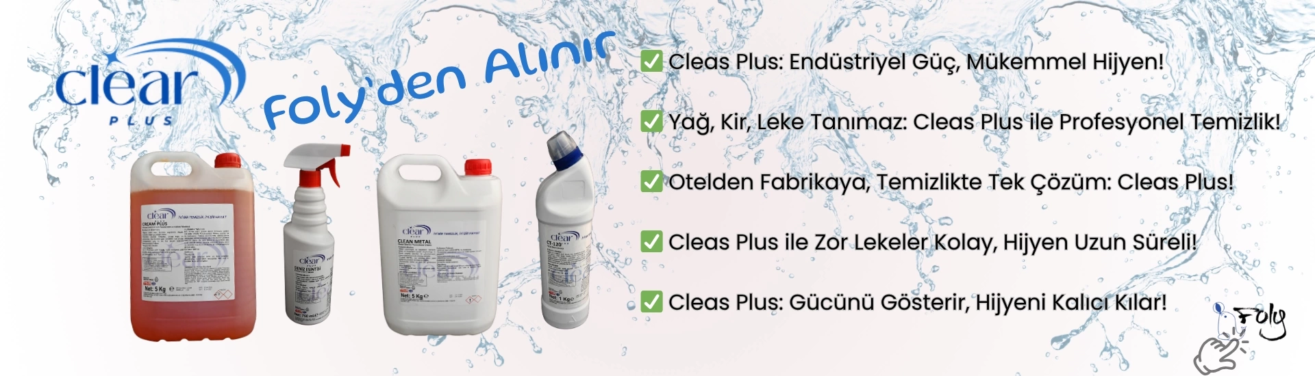 Clear Plus Güçlü Temizlik ve Kalıcı Hijyen