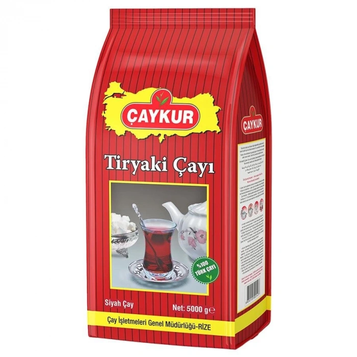 Çaykur Tiryaki Dökme Çay 5 KG – Yoğun Demli, Geleneksel Lezzet