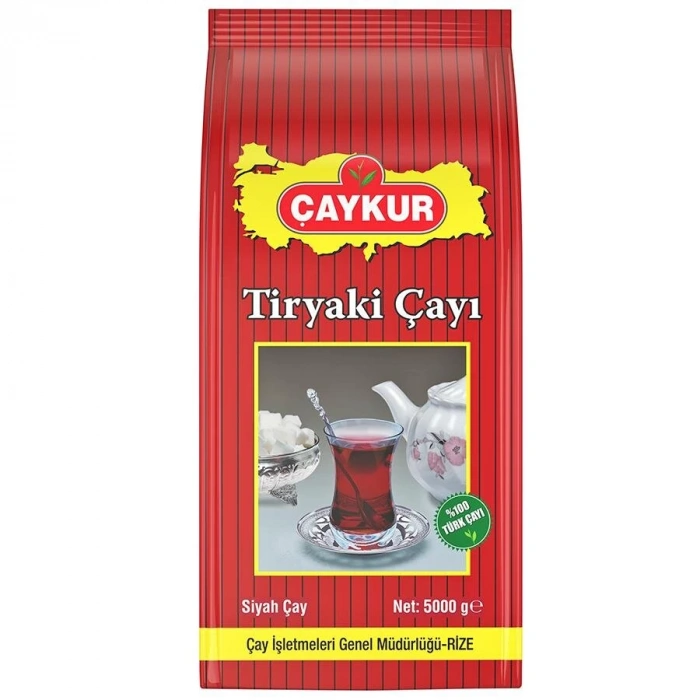 Çaykur Tiryaki Dökme Çay 5 KG – Yoğun Demli, Geleneksel Lezzet